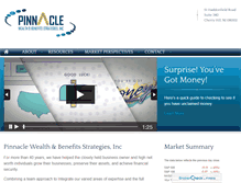 Tablet Screenshot of pinnaclewealthinc.com